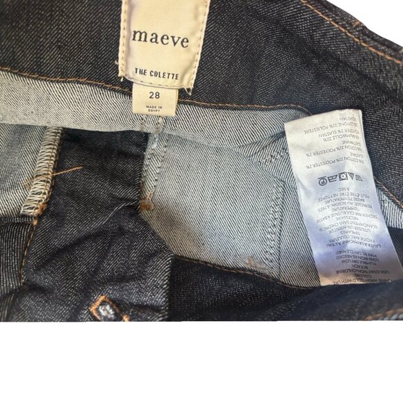 The Colette Crop‎ Wide-Leg Jeans by Maeve sz. 28" EUC - Picture 5 of 5
